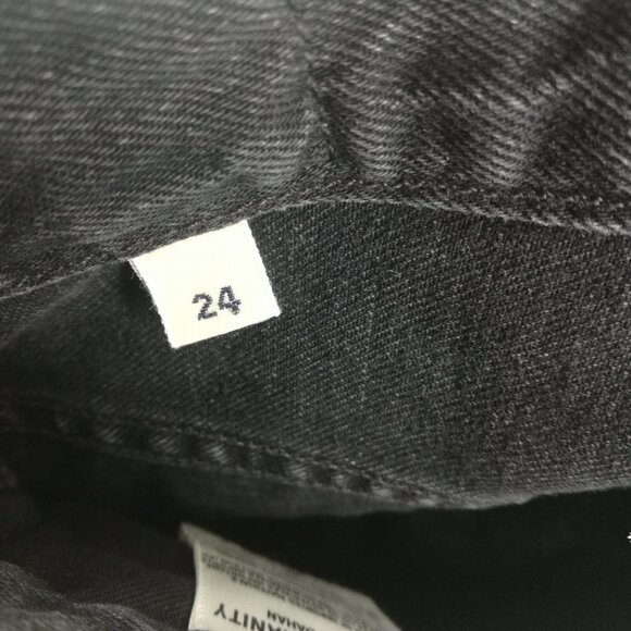 Citizens of Humanity Sasha Twist Crop Low Slung Flare Jeans Size 24 Safety Pins - Picture 13 of 14